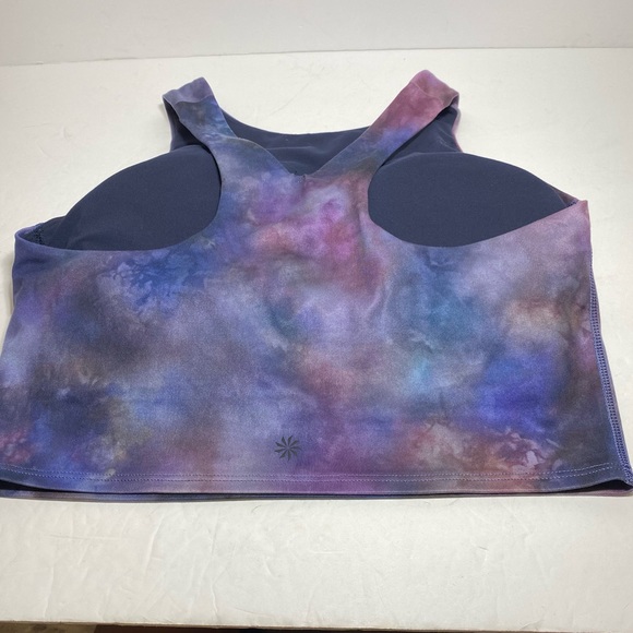 Athleta Conscious Crop Bra Top Galaxy Pattern Size S - Picture 5 of 11